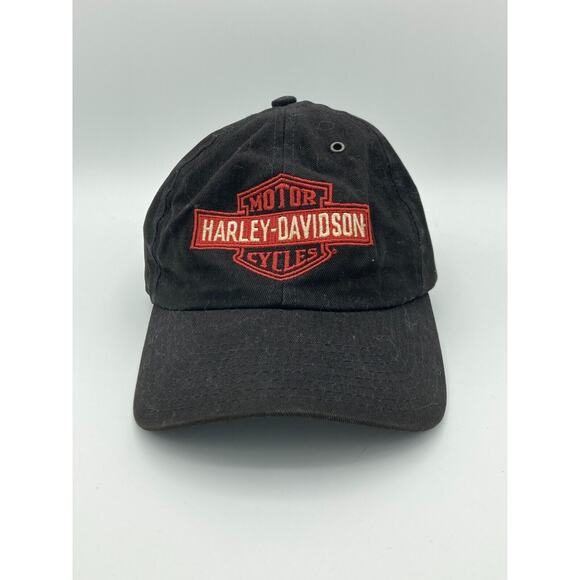Harley Davidson Motorcycles Black Baseball Cap Men’s Hat One Size - Picture 2 of 14